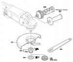 Bosch 3 601 H56 302 Gws 26-230 B Angle Grinder 230 V / Eu Spare Parts